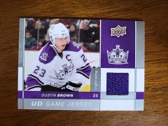 2009-10 Upper Deck UD Game Jersey #GJ-DU Dustin Brown Los Angeles Kings
